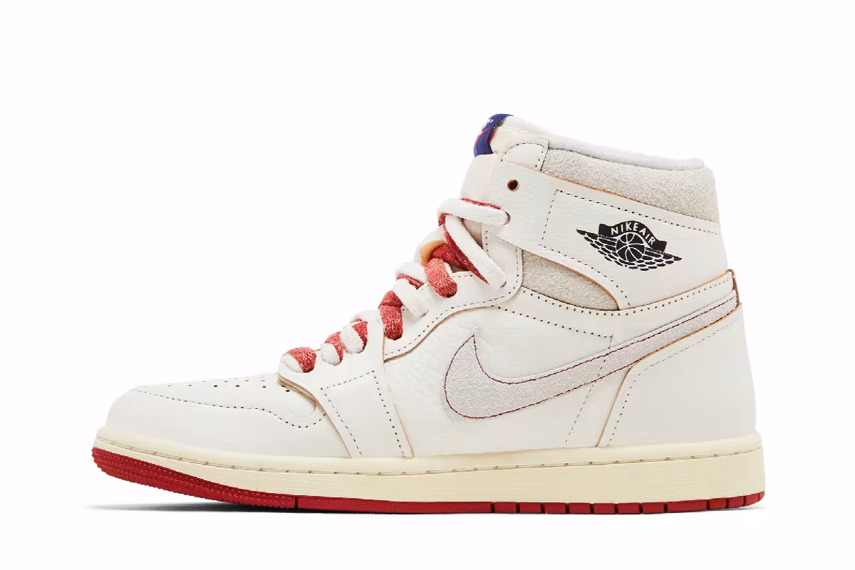 Women's Air Jordan 1 High OG Rare Air - Sail Cinnabar, view 4