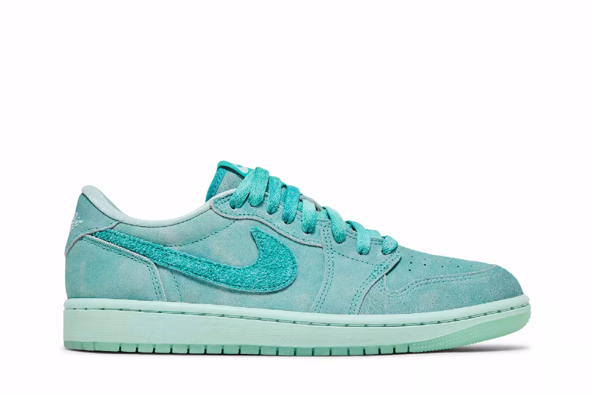 Women's Air Jordan 1 Low OG Washed Teal, view 2