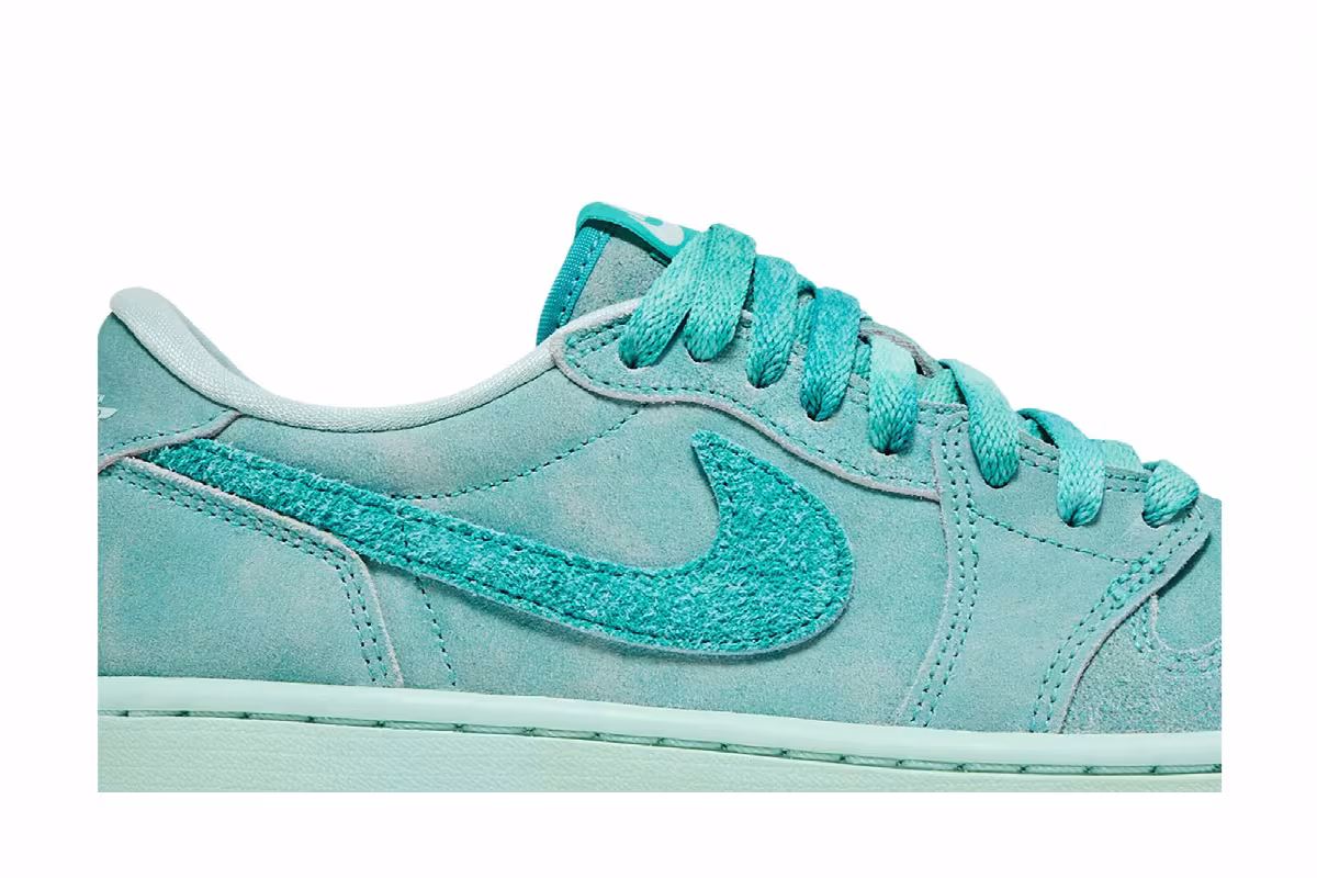 Women's Air Jordan 1 Low OG Washed Teal, view 3