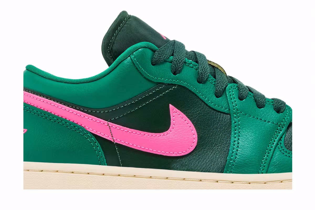 Women's Air Jordan 1 Low Malachite Pink Blast, view 3