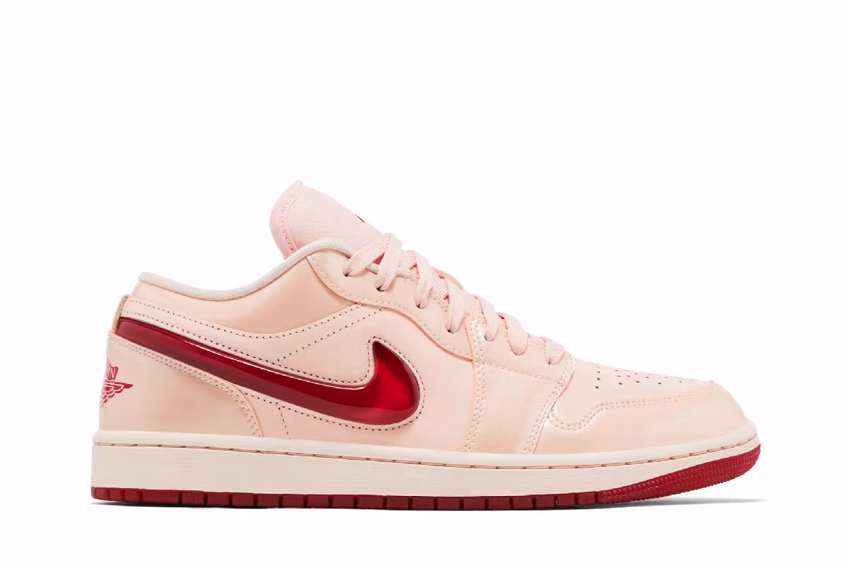 Women's Air Jordan 1 Low SE Patent Valentine's Day, view 2