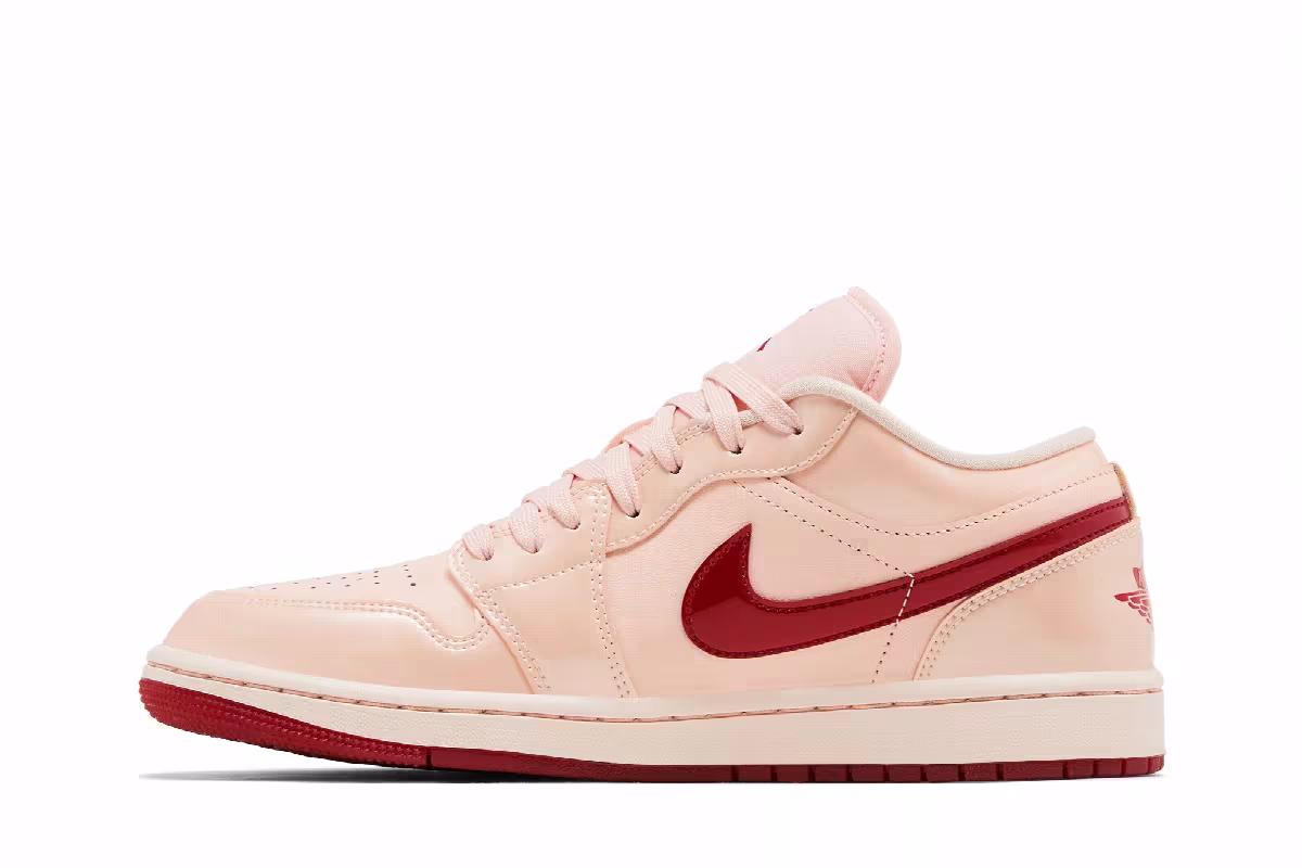 Women's Air Jordan 1 Low SE Patent Valentine's Day, view 4