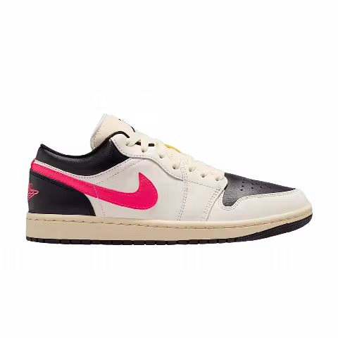 Wmns Air Jordan 1 Low 'Pale Ivory Black Muslin'