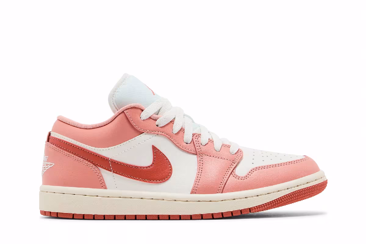 Women's Air Jordan 1 Low Sail Madder Root, view 2