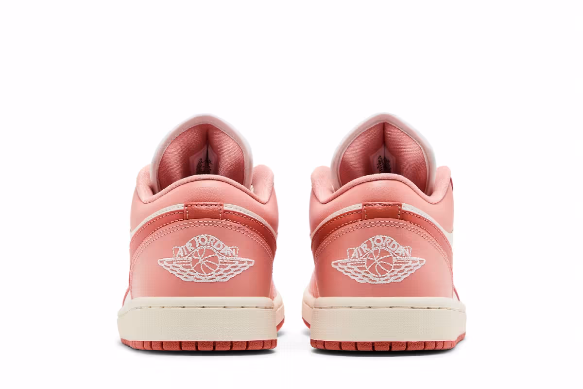 Women's Air Jordan 1 Low Sail Madder Root, view 7