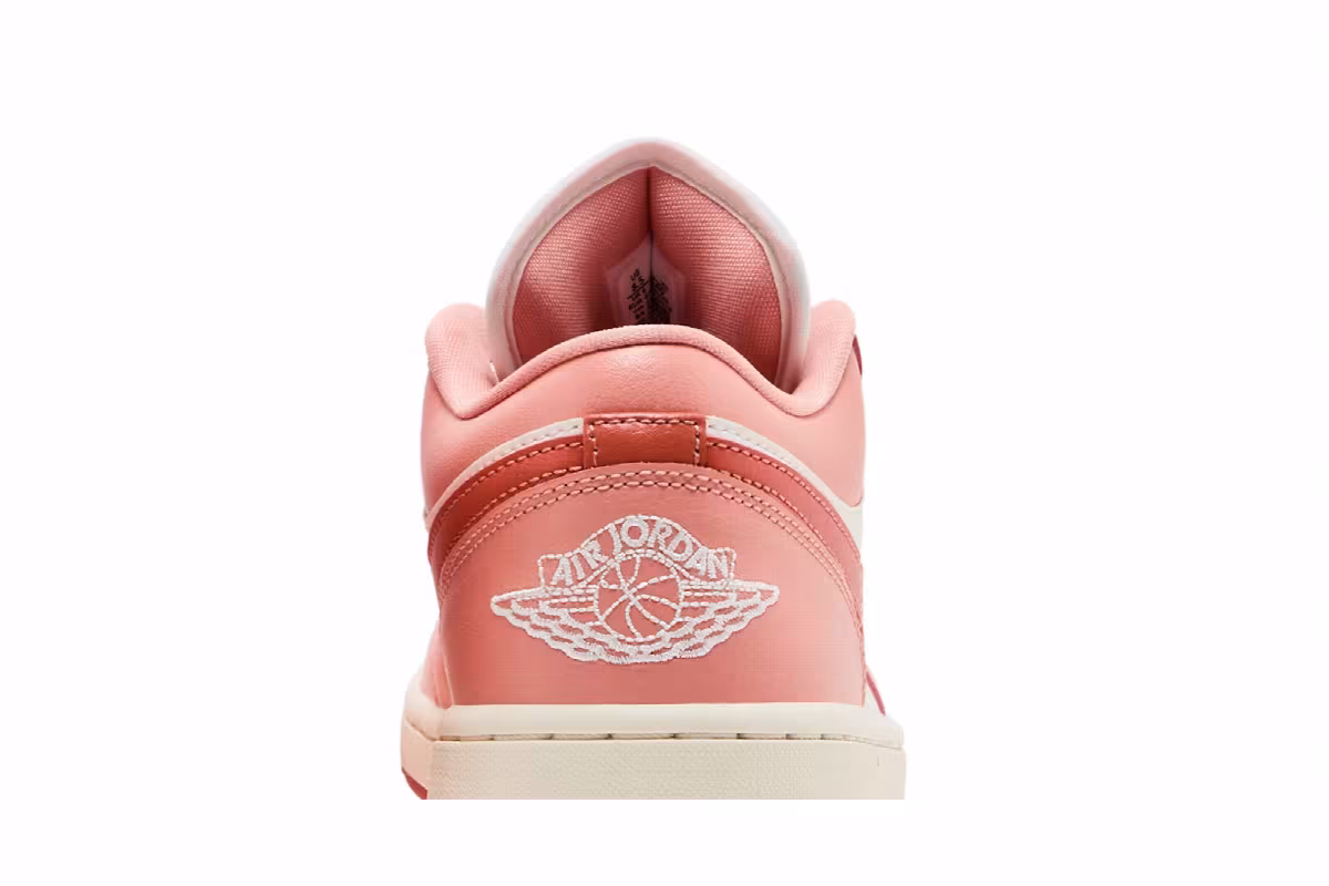Women's Air Jordan 1 Low Sail Madder Root, view 8
