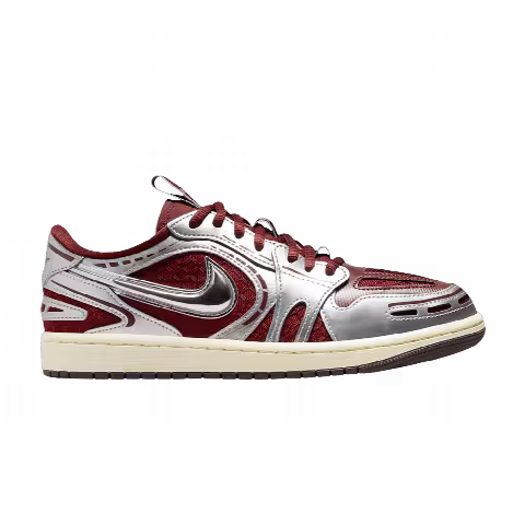 Wmns Air Jordan 1 Low Method of Make V3 'Dark Team Red Metallic Silver'
