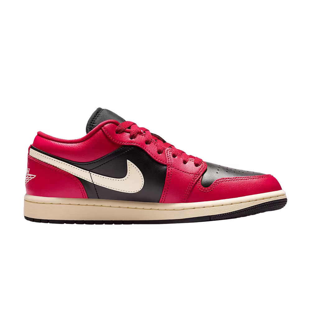 Women's Air Jordan 1 Low Mystic Hibiscus Black