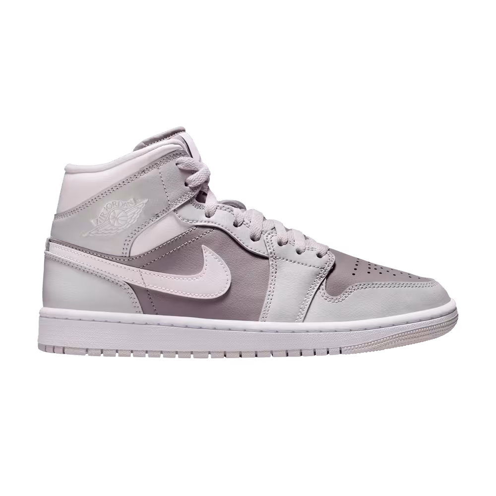Women's Air Jordan 1 Mid Photon Dust Atmosphere Grey