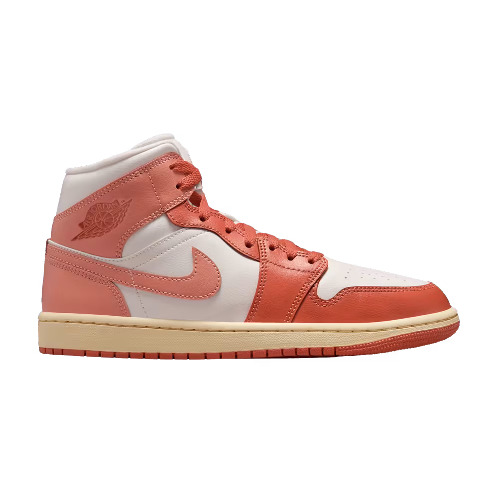 Women's Air Jordan 1 Mid Sail Madder Root