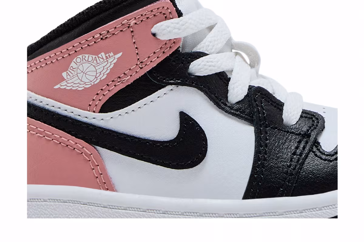 Air Jordan 1 Mid TD Rust Pink, view 3