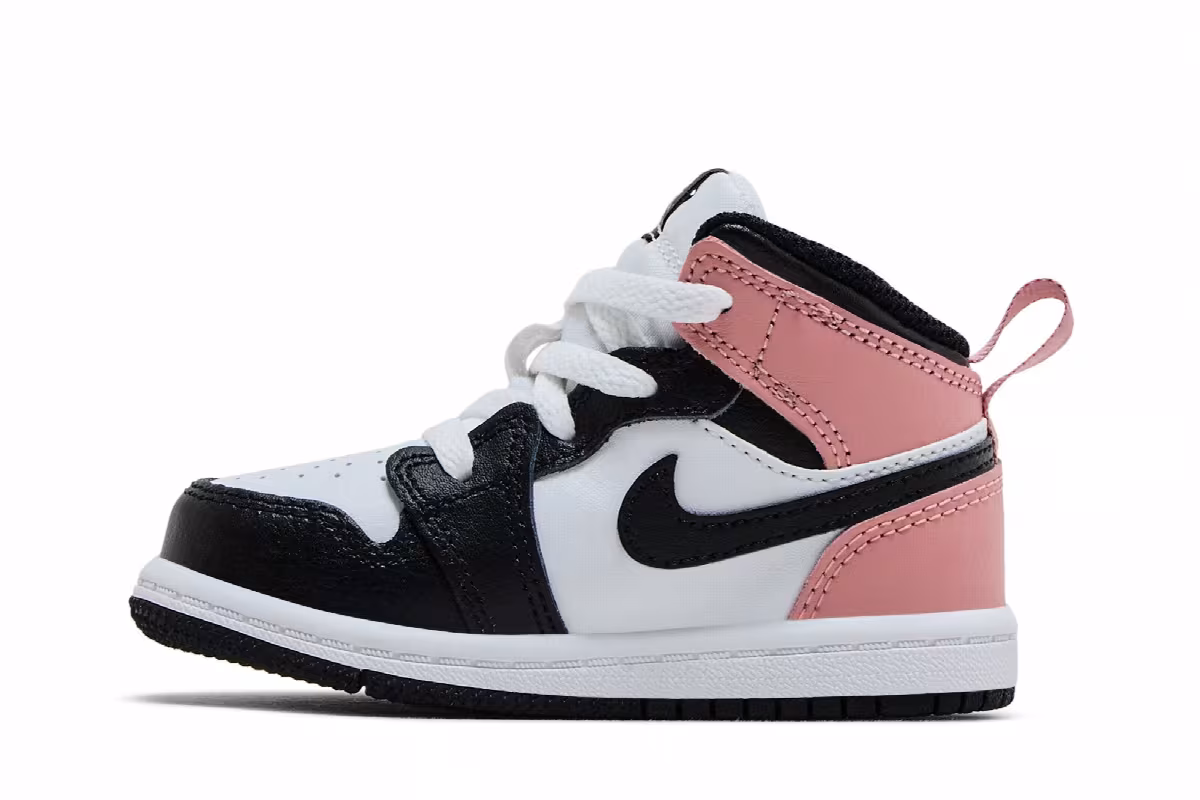 Air Jordan 1 Mid TD Rust Pink, view 4