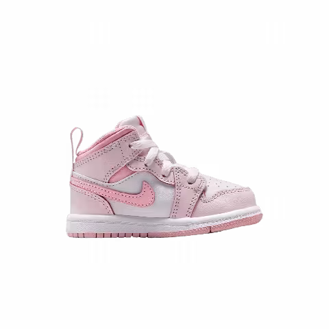 Air Jordan 1 Mid TD 'Pearl Pink White'