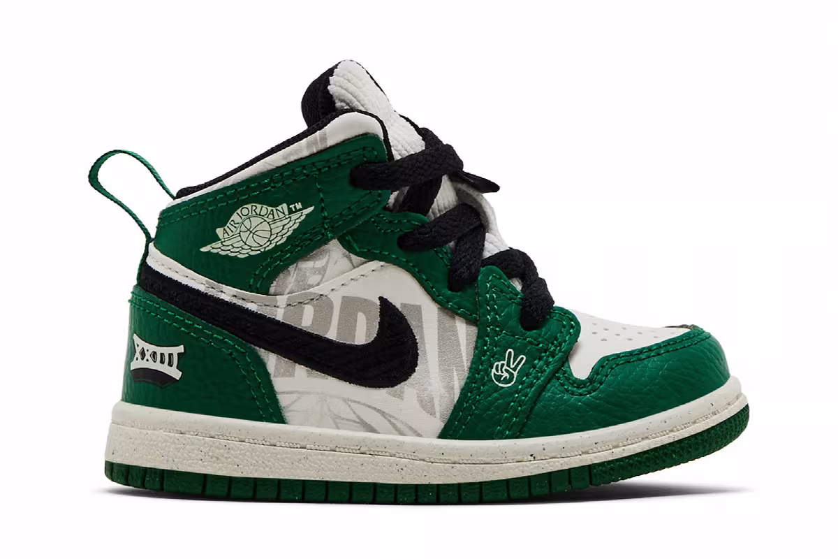 Air Jordan 1 Mid SE TD Overbranded, view 2