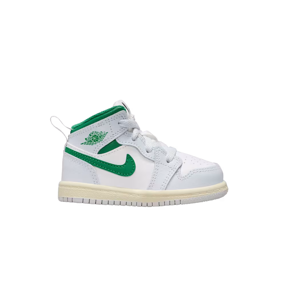 Air Jordan 1 Mid TD Summit White Pine Green