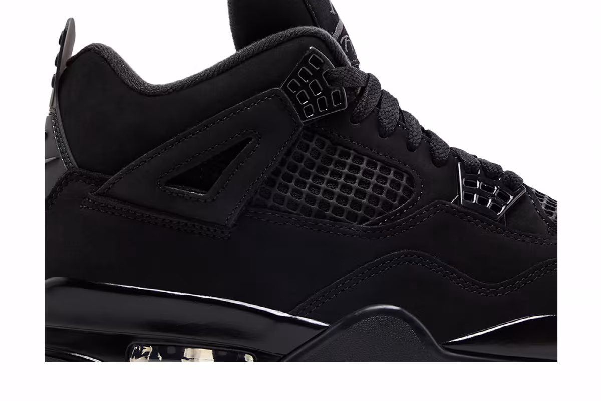 Air Jordan 4 Black Cat 2025, view 3