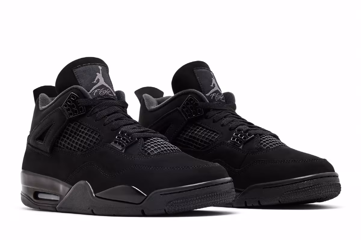 Air Jordan 4 Black Cat 2025, view 9