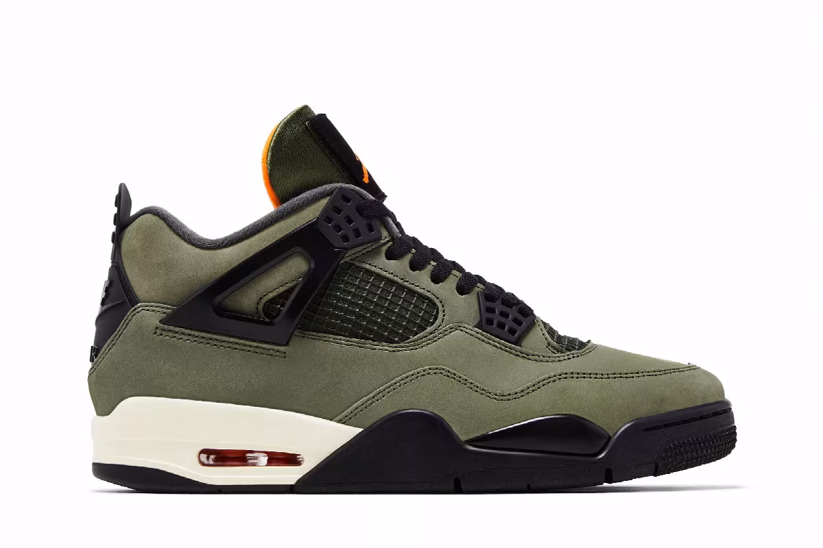 Undefeated x Air Jordan 4 2025, view 2