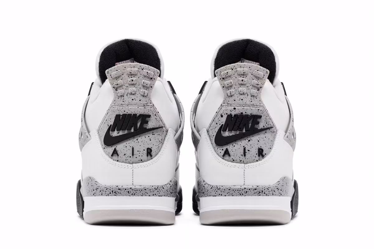 Air Jordan 4 OG White Cement 2025, view 7