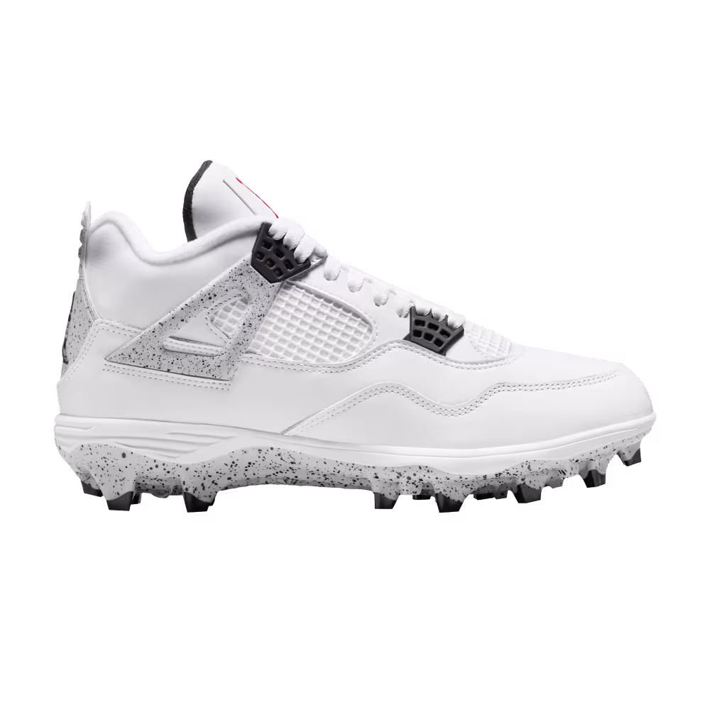 Air Jordan 4 TD Cleat White Cement