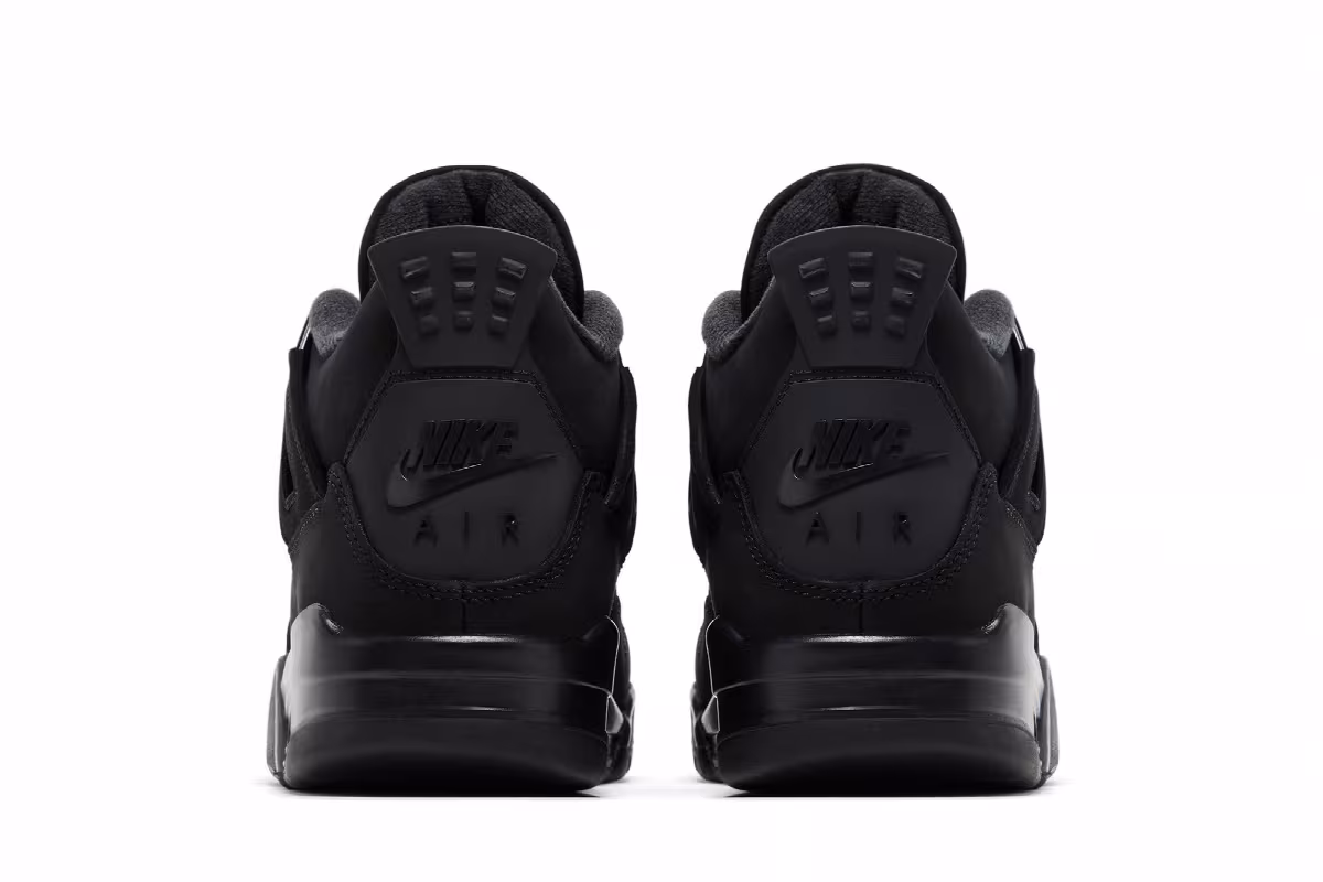Air Jordan 4 GS Black Cat 2025, view 7
