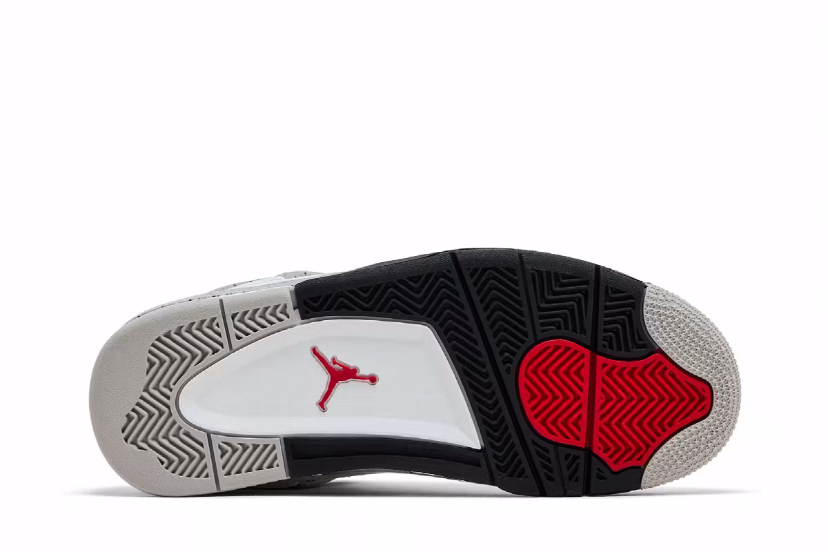 Air Jordan 4 OG GS White Cement 2025, view 5