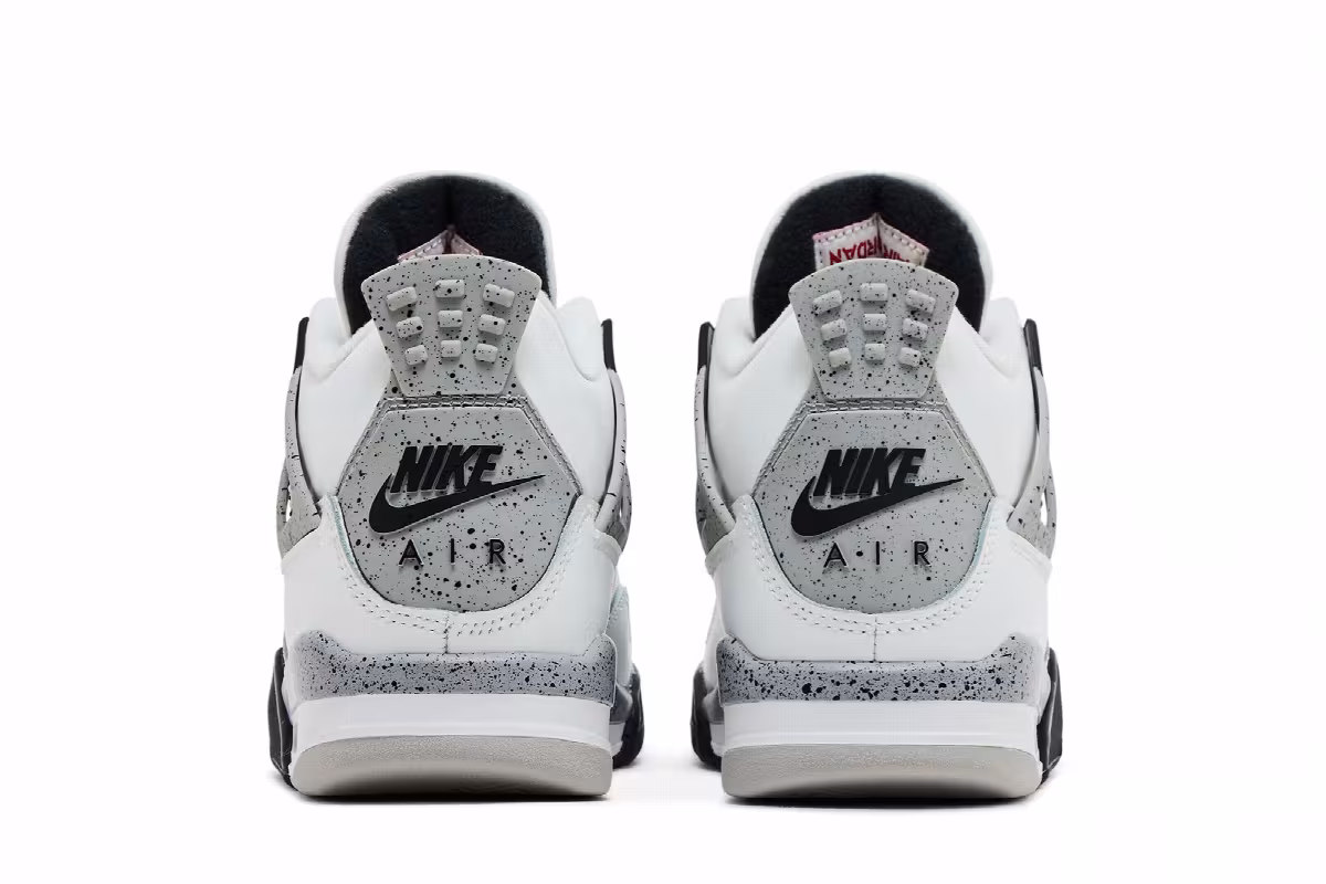 Air Jordan 4 OG GS White Cement 2025, view 7