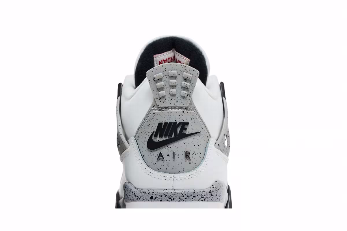 Air Jordan 4 OG GS White Cement 2025, view 8