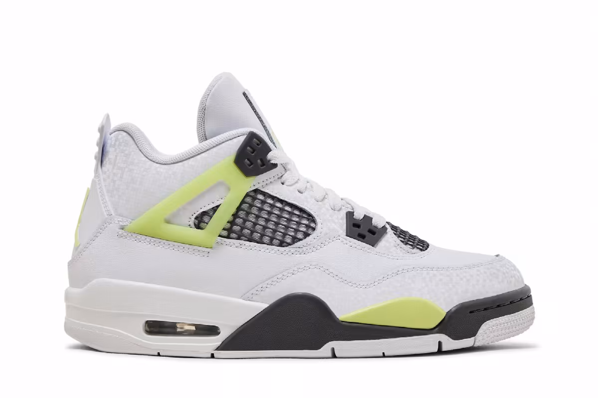 Air Jordan 4 GS Light Lemon Twist, view 2