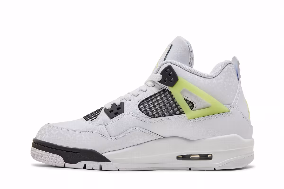 Air Jordan 4 GS Light Lemon Twist, view 4