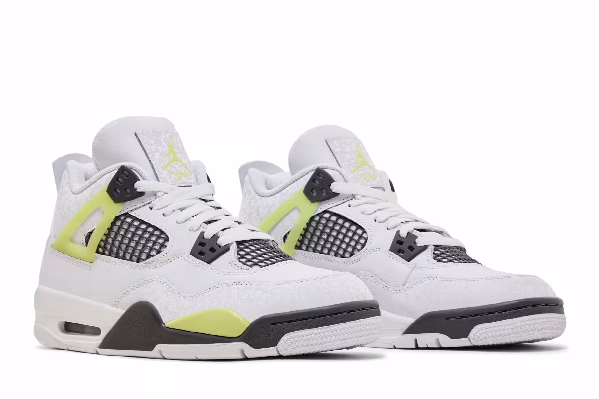 Air Jordan 4 GS Light Lemon Twist, view 9