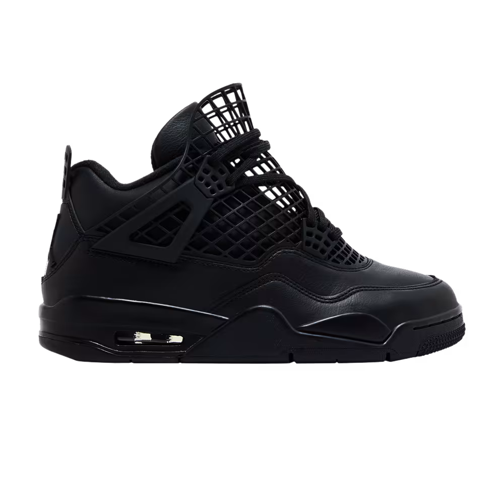 Women's Air Jordan 4 Net - Black