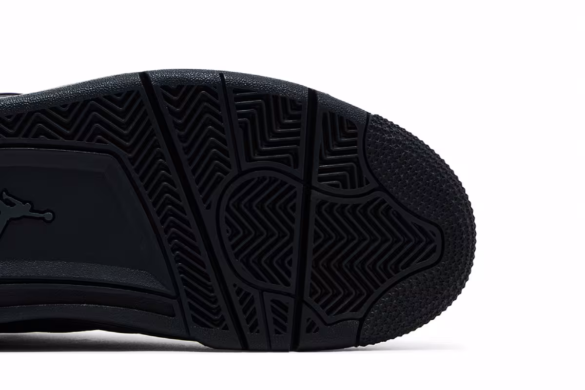 Women's Air Jordan 4 Net - Black, view 6