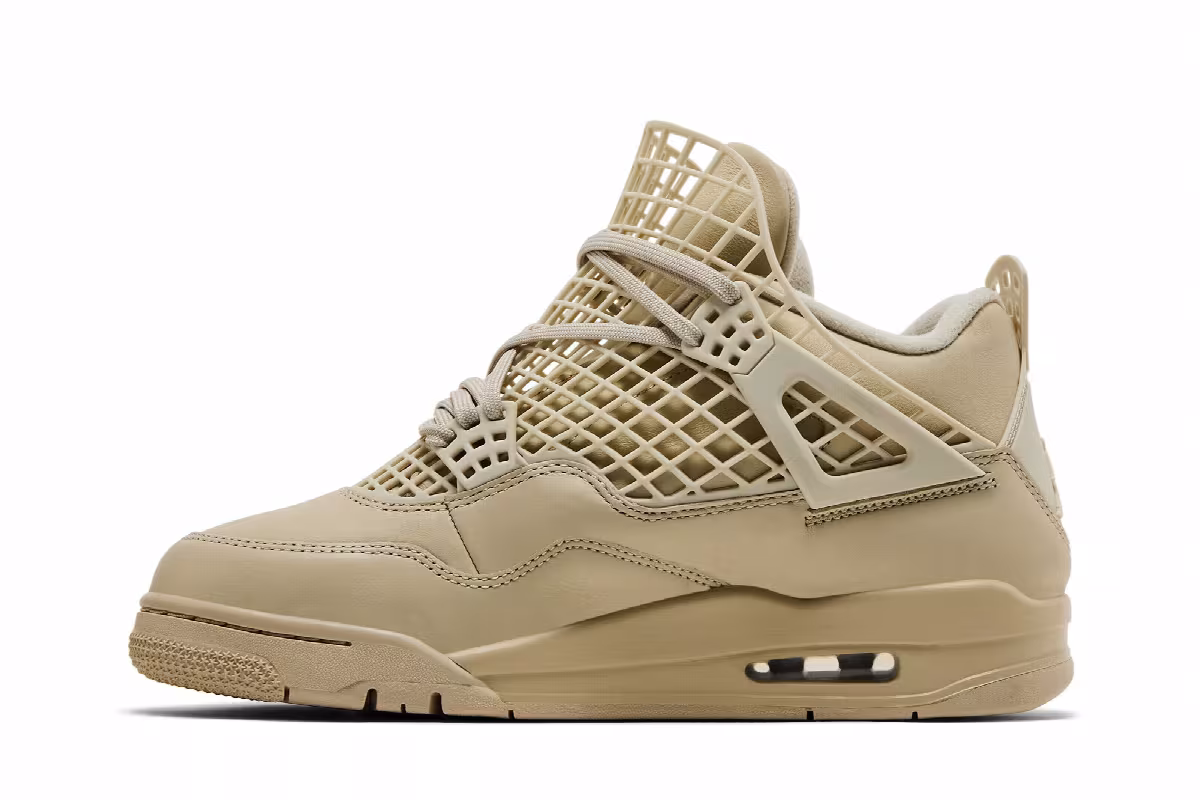 Women's Air Jordan 4 Net - Rattan, view 4