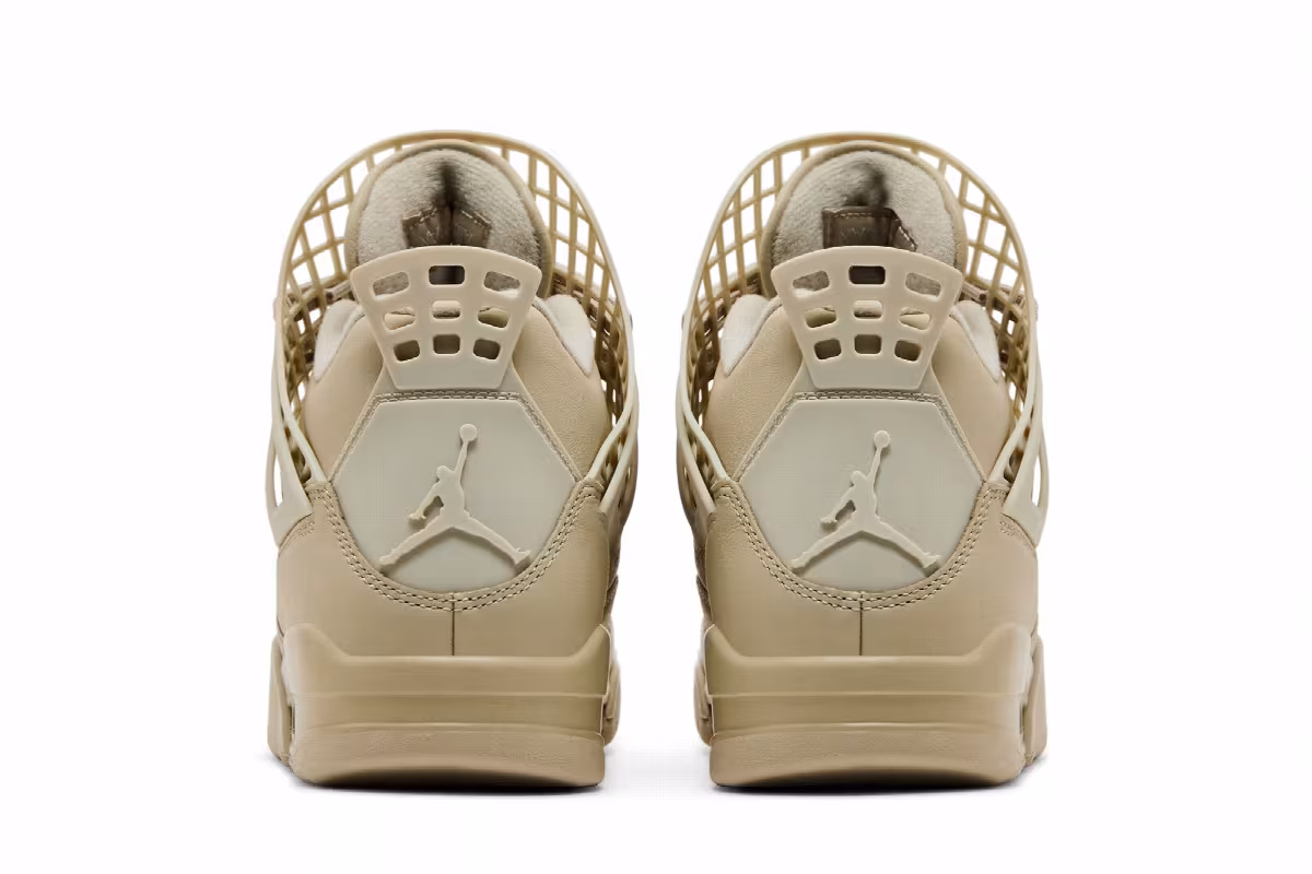 Women's Air Jordan 4 Net - Rattan, view 7