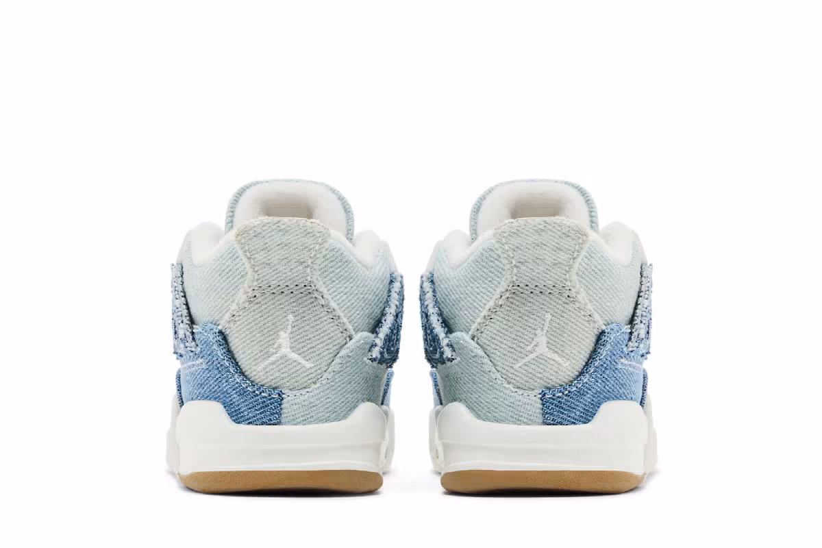Air Jordan 4 TEX TD Worn Blue Denim, view 7