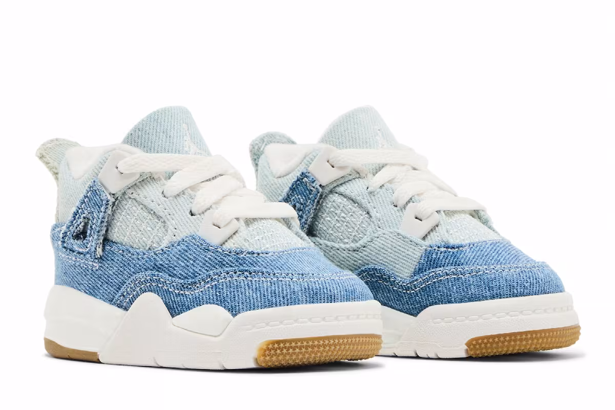 Air Jordan 4 TEX TD Worn Blue Denim, view 9