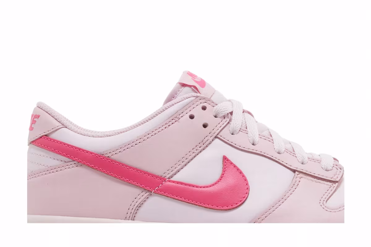 Nike Dunk Low GS Triple Pink, view 3