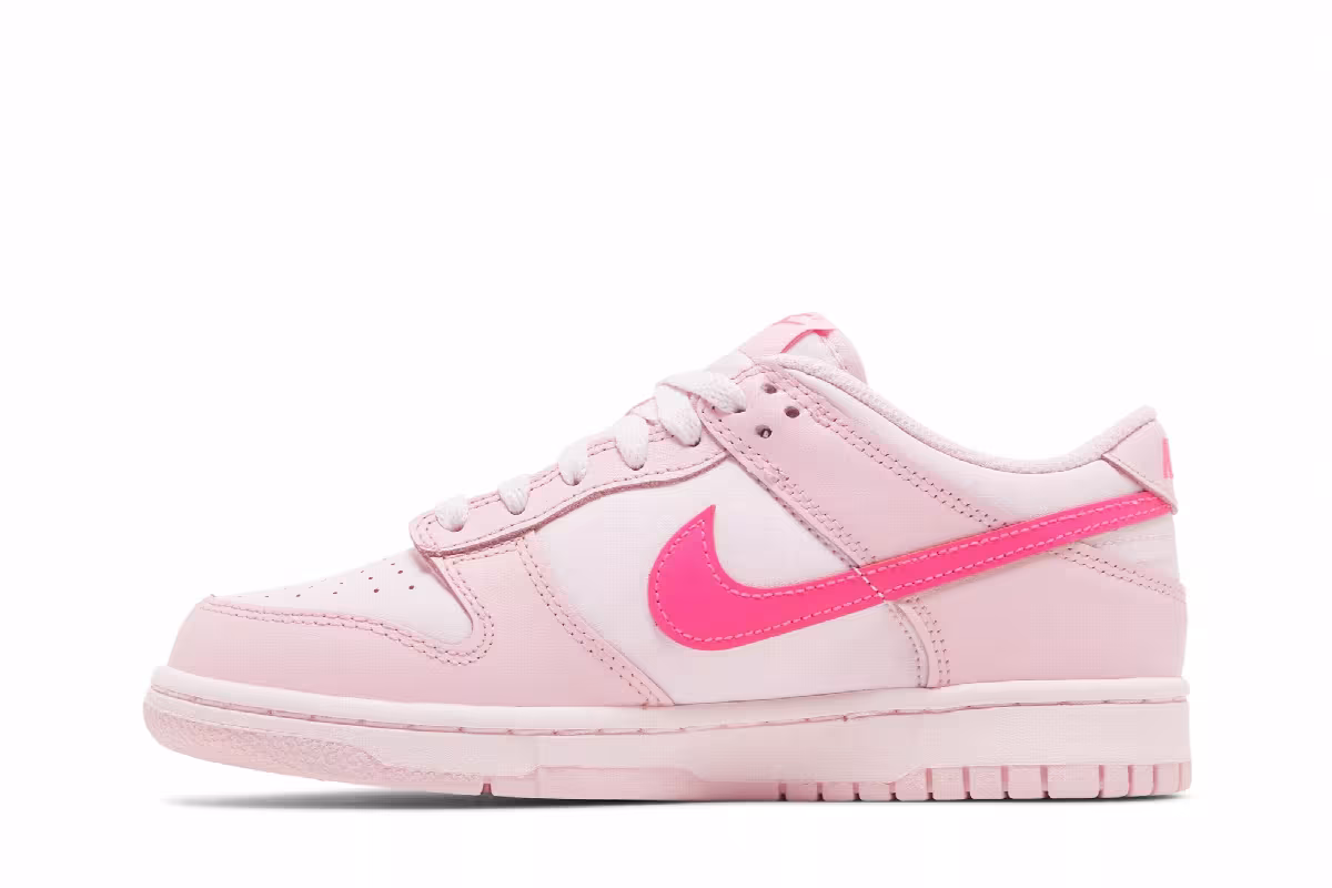 Nike Dunk Low PS Triple Pink, view 4