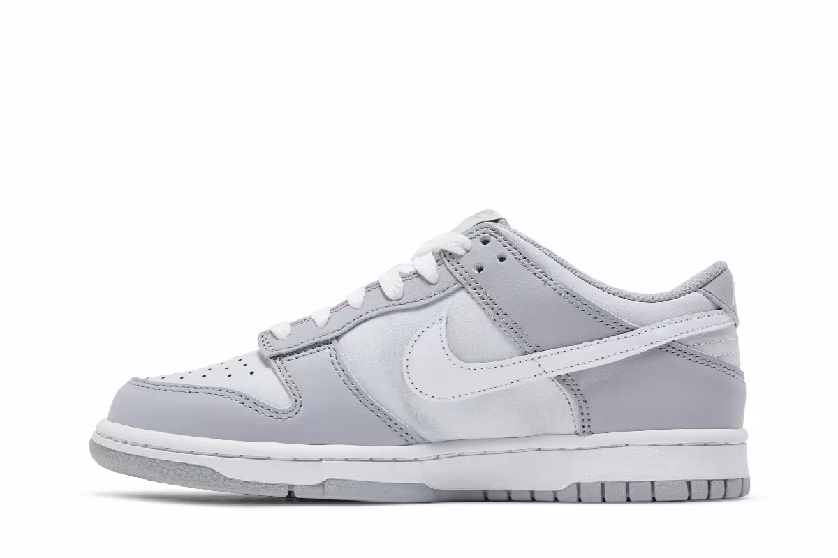 Nike Dunk Low GS Pure Platinum Wolf Grey, view 4