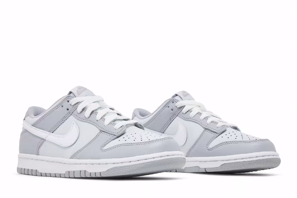 Nike Dunk Low GS Pure Platinum Wolf Grey, view 9