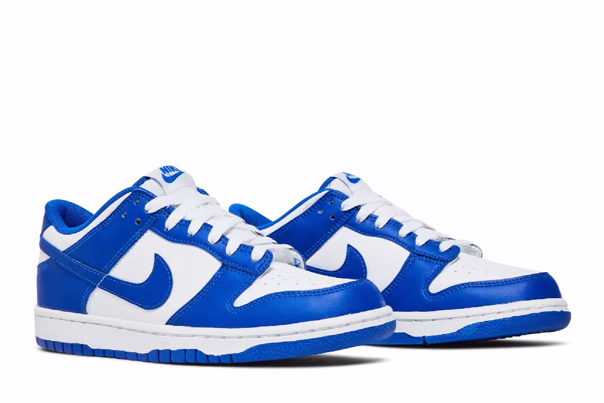 Nike Dunk Low GS Racer Blue, view 9