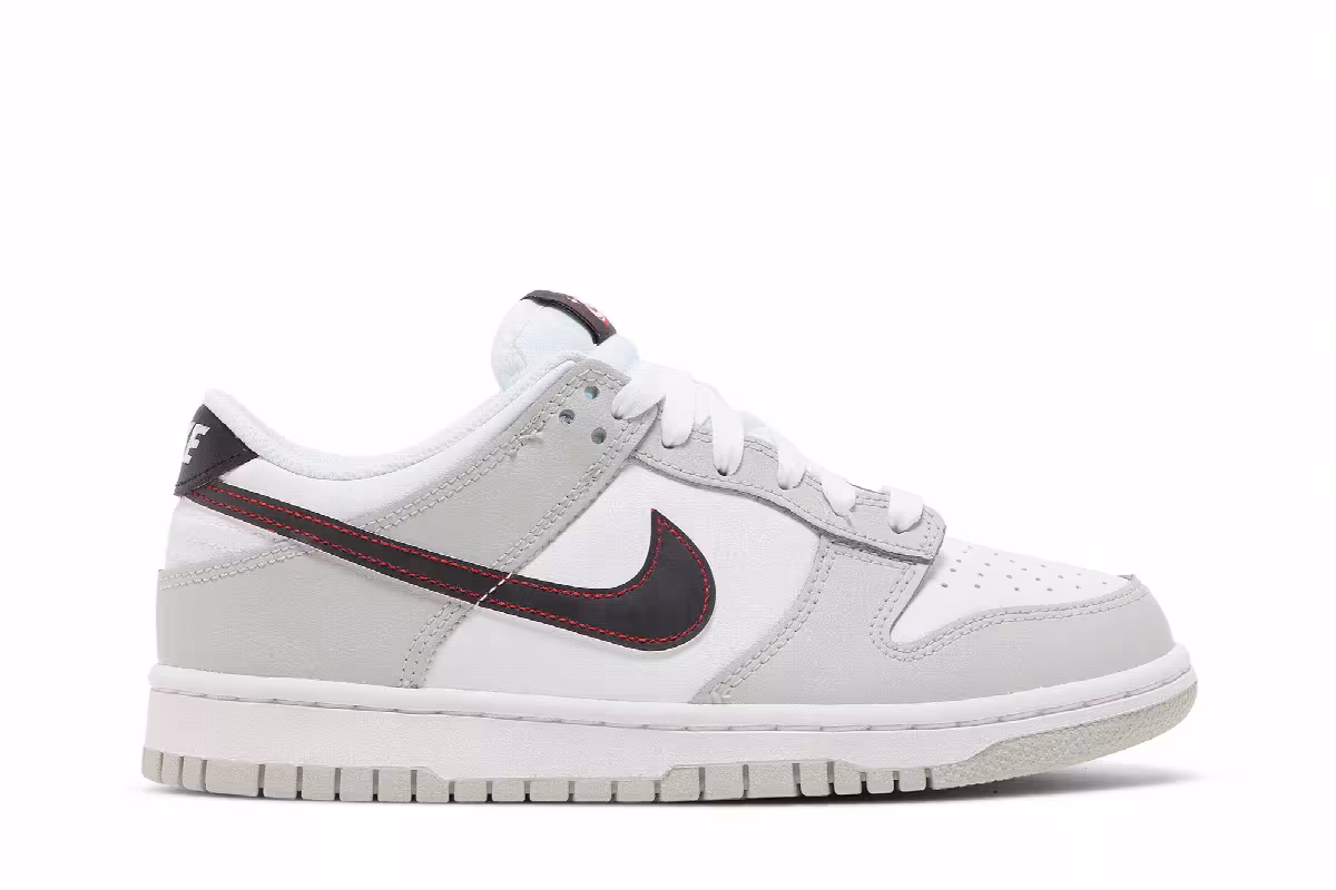 Nike Dunk Low SE GS Lottery Pack - Grey Fog, view 2
