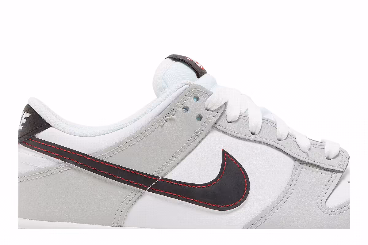 Nike Dunk Low SE GS Lottery Pack - Grey Fog, view 3