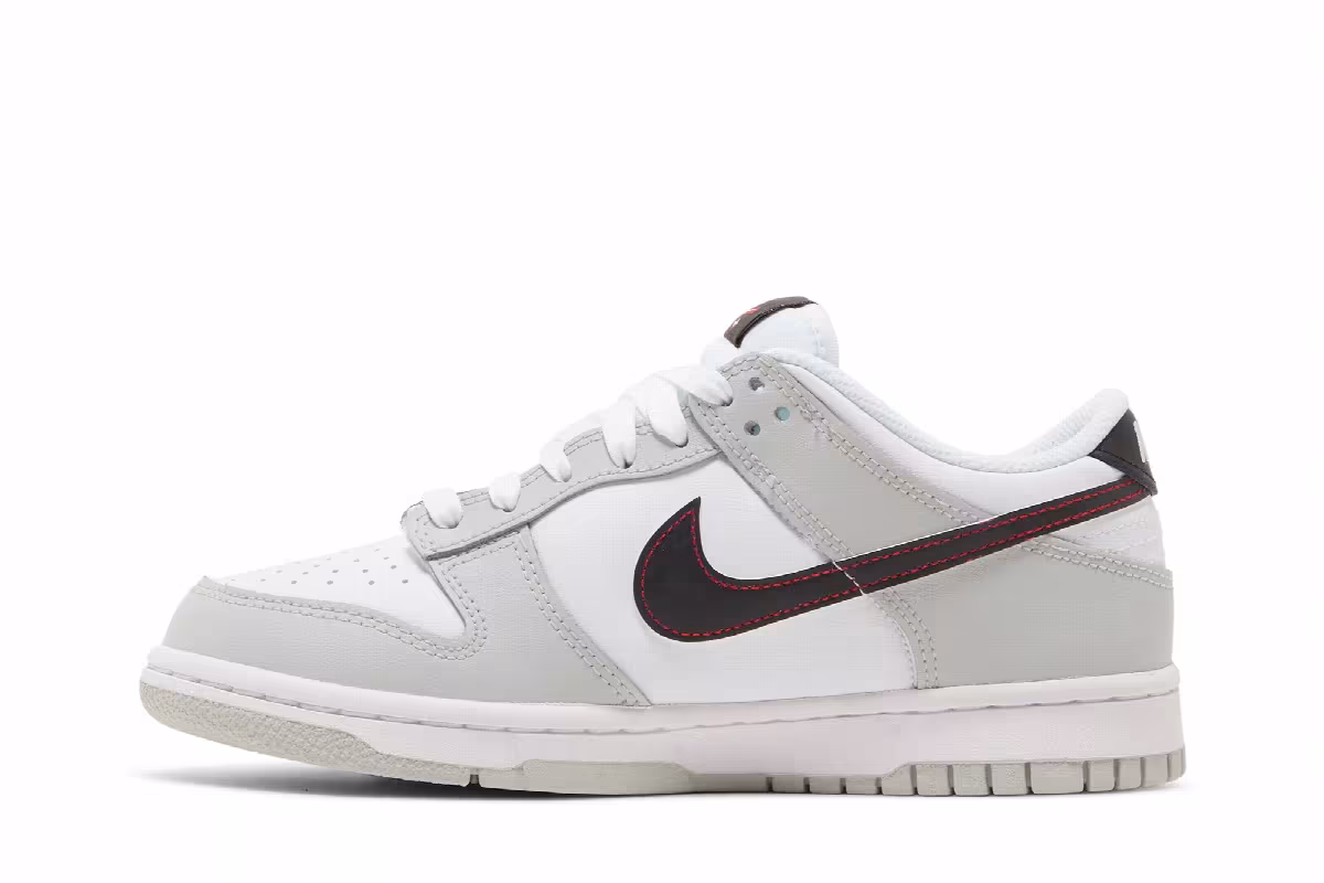 Nike Dunk Low SE GS Lottery Pack - Grey Fog, view 4