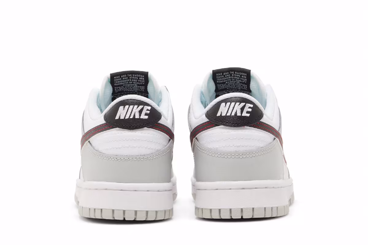 Nike Dunk Low SE GS Lottery Pack - Grey Fog, view 7