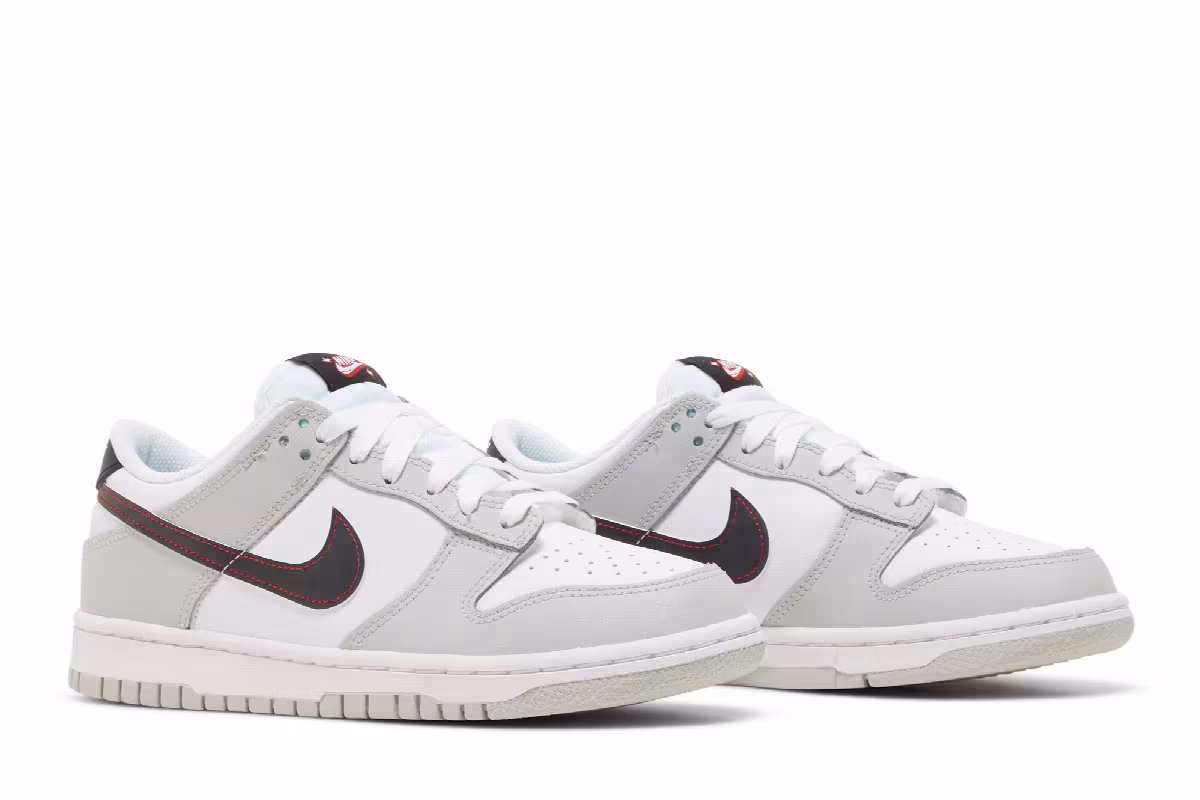 Nike Dunk Low SE GS Lottery Pack - Grey Fog, view 9