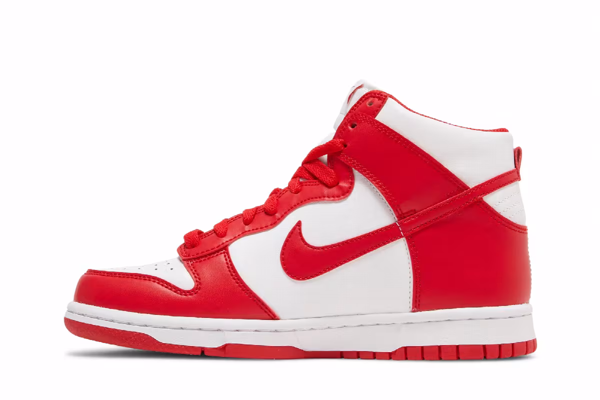 Nike Dunk High GS Championship Red, view 4