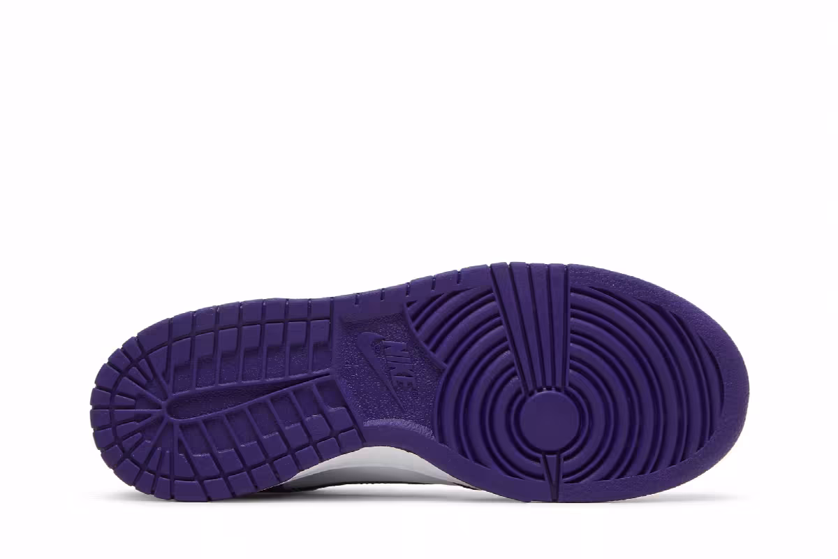 Nike Dunk High GS Electro Purple Midnight Navy, view 5