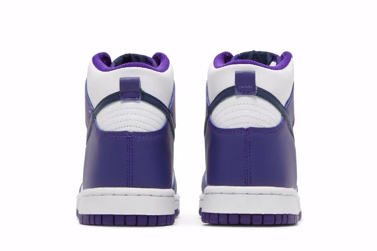 Nike Dunk High GS Electro Purple Midnight Navy, view 7
